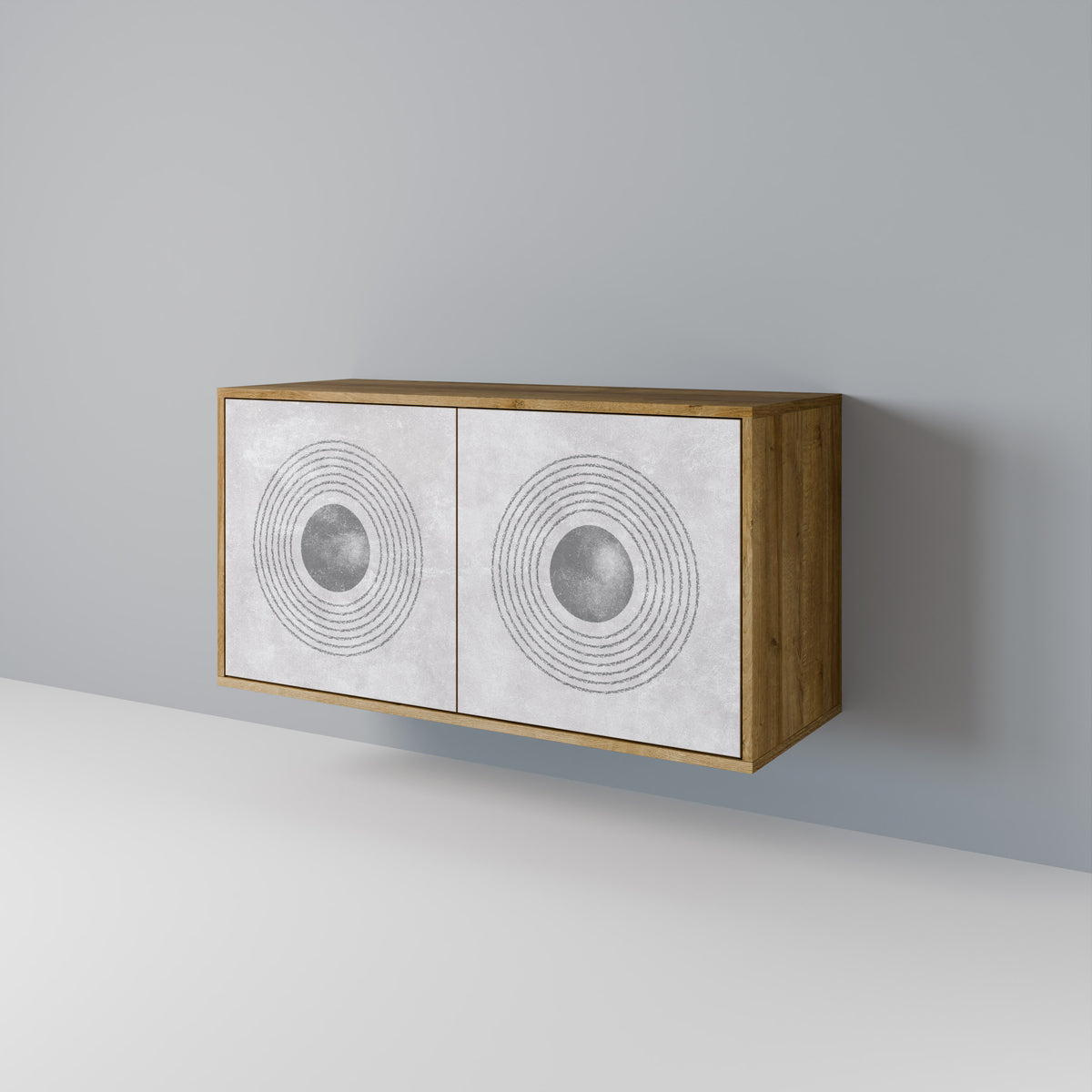 SOLID CIRCLES Aparador de 2 Puertas