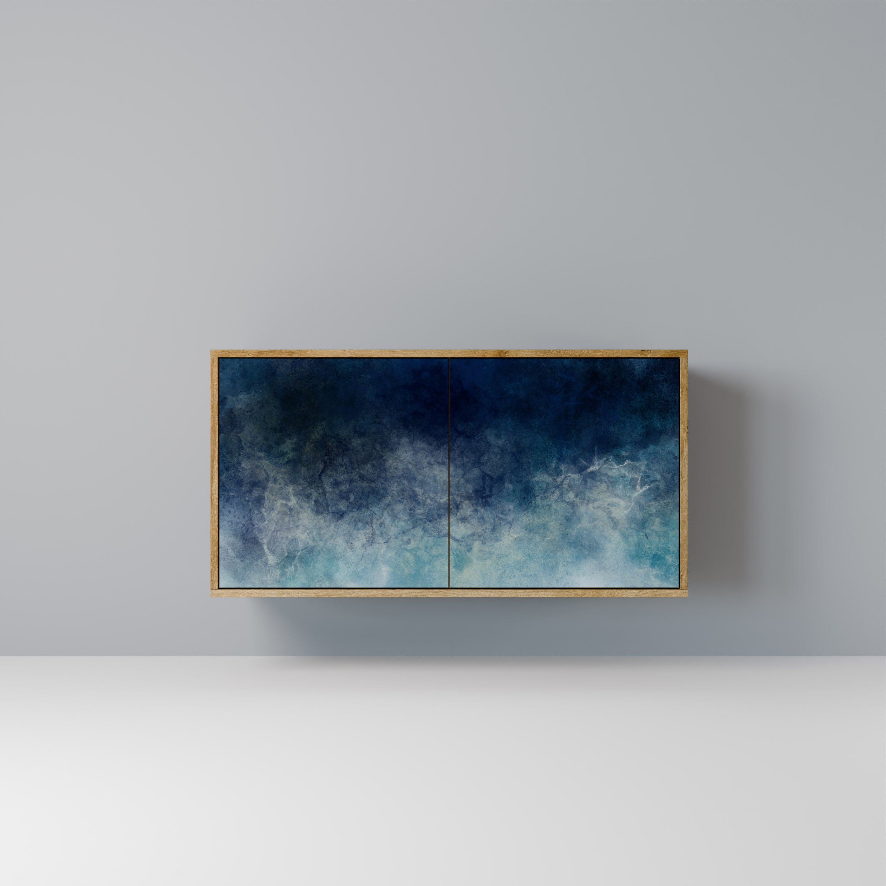 Aparador de 2 puertas CELESTIAL FALL con efecto roble