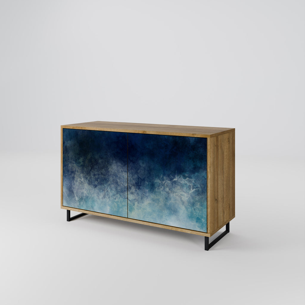 CELESTIAL FALL 2-Door Sideboard in Oak Effect