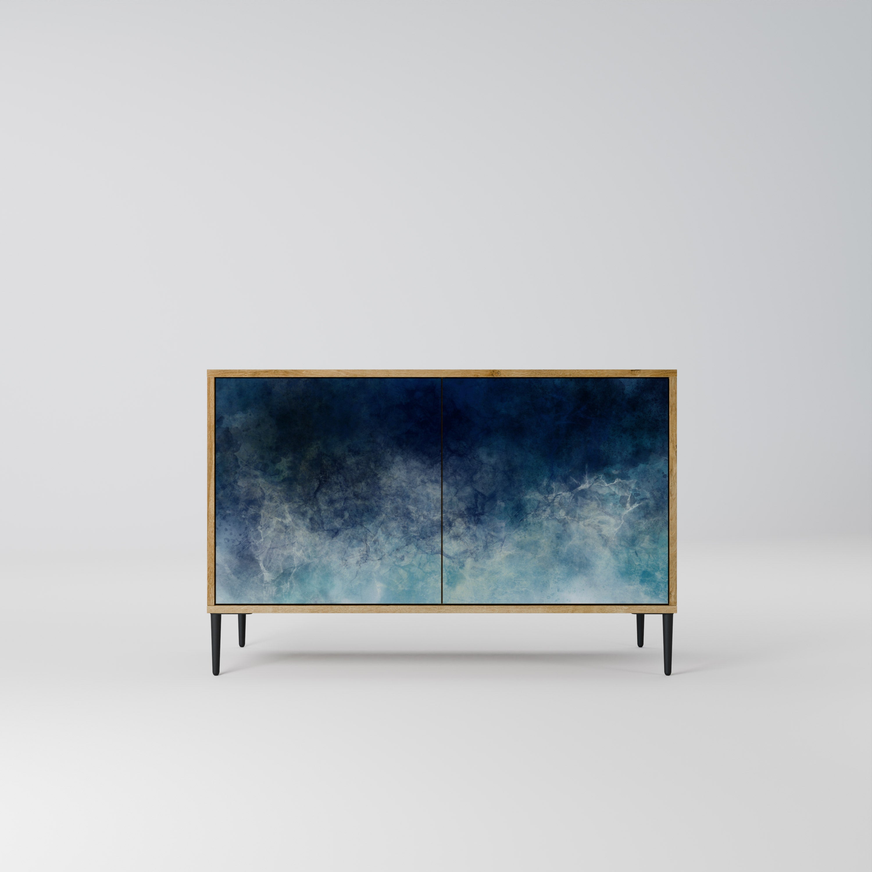 Aparador de 2 puertas CELESTIAL FALL con efecto roble