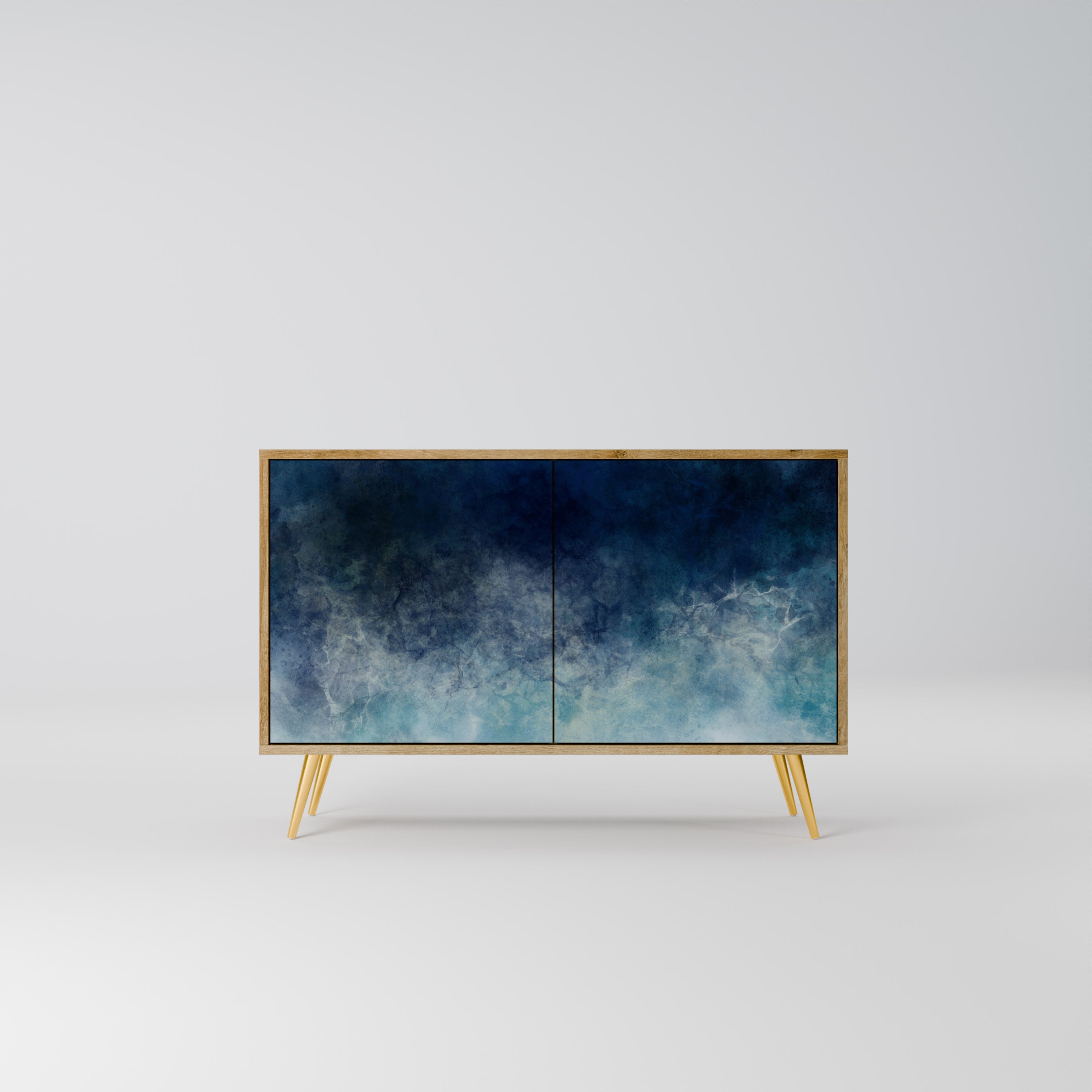 Aparador de 2 puertas CELESTIAL FALL con efecto roble