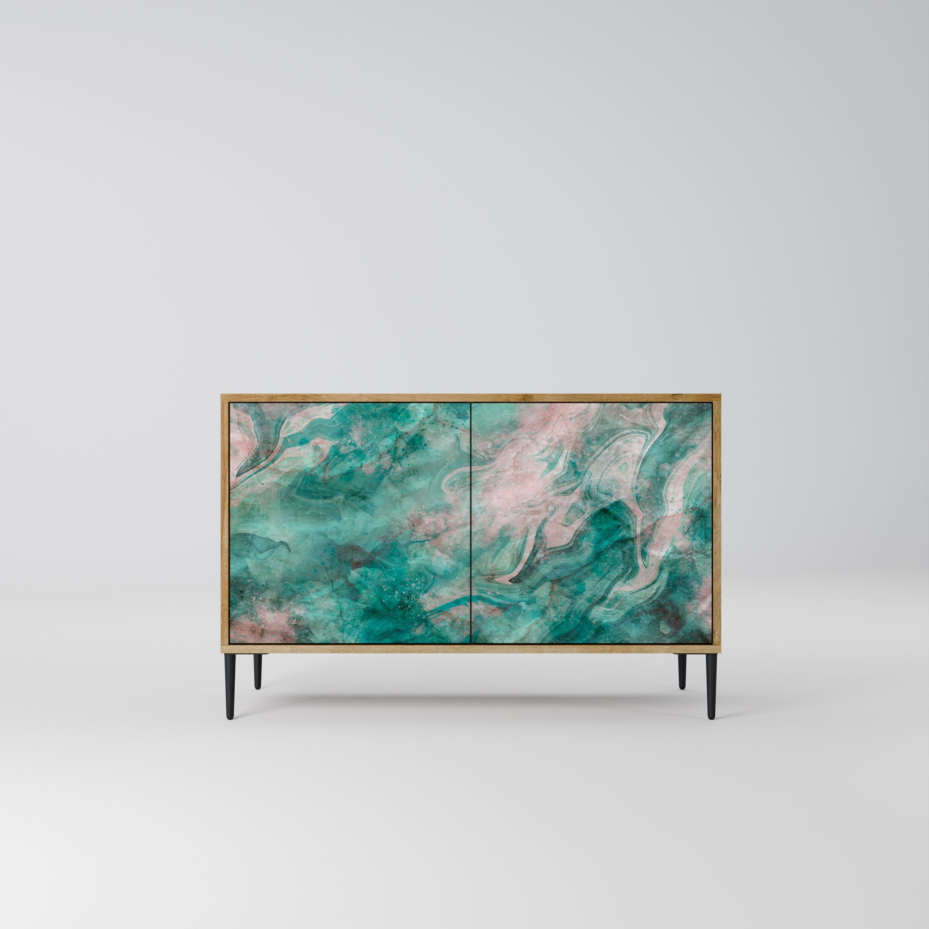 ABSTRACT ALCHEMY 2-Door Sideboard in Oak Effect