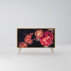 NEVERENDING BLOOM Aparador de 2 Puertas en Efecto Roble