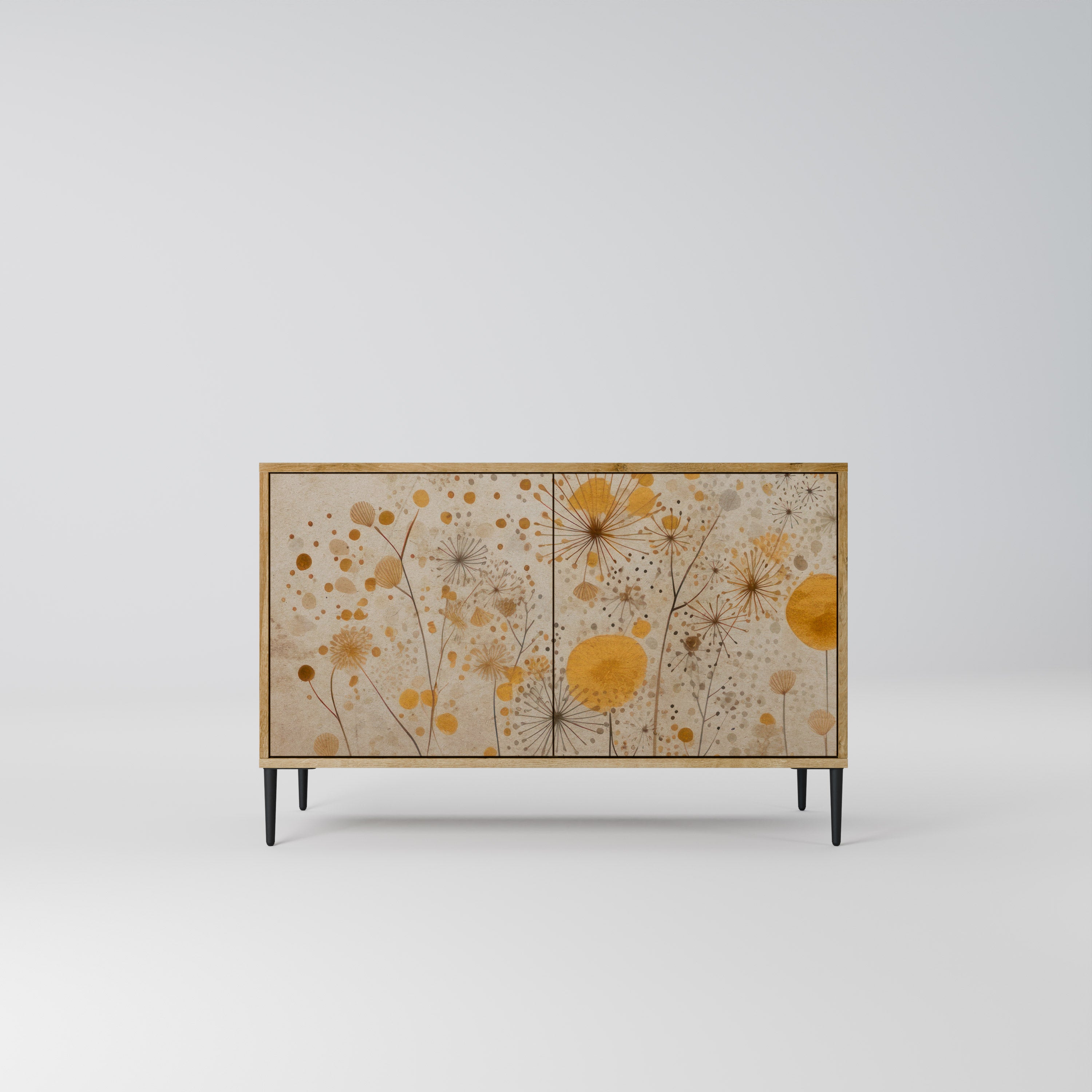 Aparador de 2 puertas MORNING GLADE con efecto roble