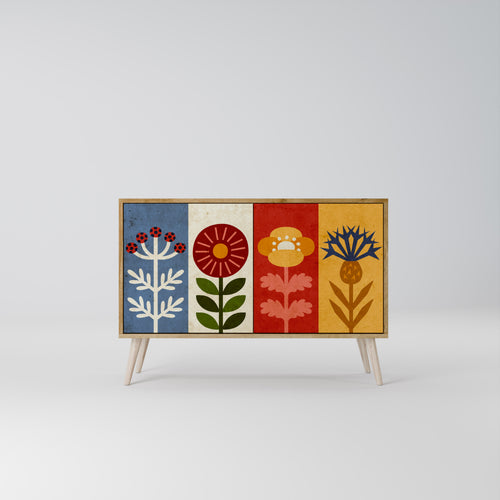 SCANDIC FLOWERET Aparador de 2 Puertas