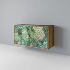 SUCCULENT CLUSTER Aparador de 2 Puertas en Efecto Roble