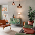 SUCCULENT CLUSTER Aparador de 2 Puertas en Efecto Roble