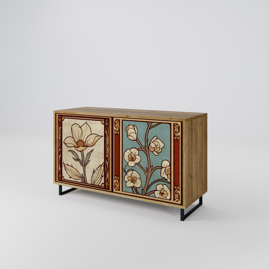 TIMELESS FLORA 2-Door Sideboard in Oak Effect