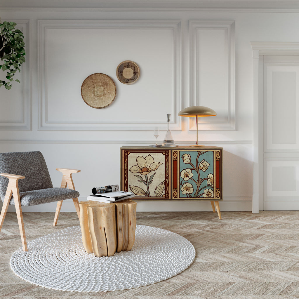 TIMELESS FLORA 2-Door Sideboard in Oak Effect