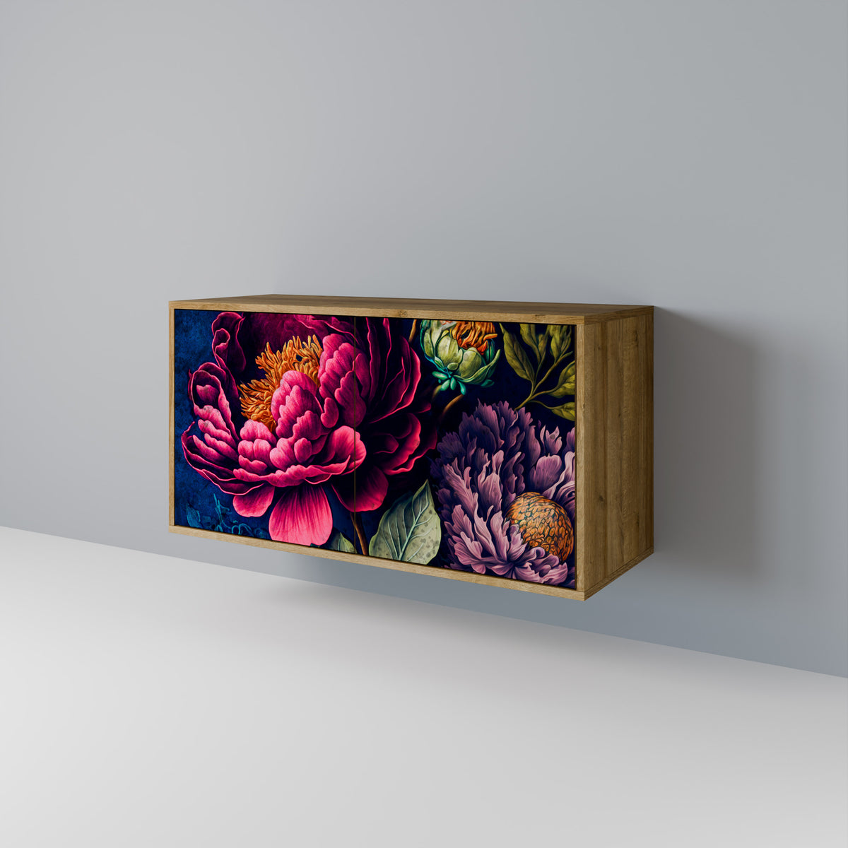 BLOOMING ELEGANCE Aparador de 2 Puertas