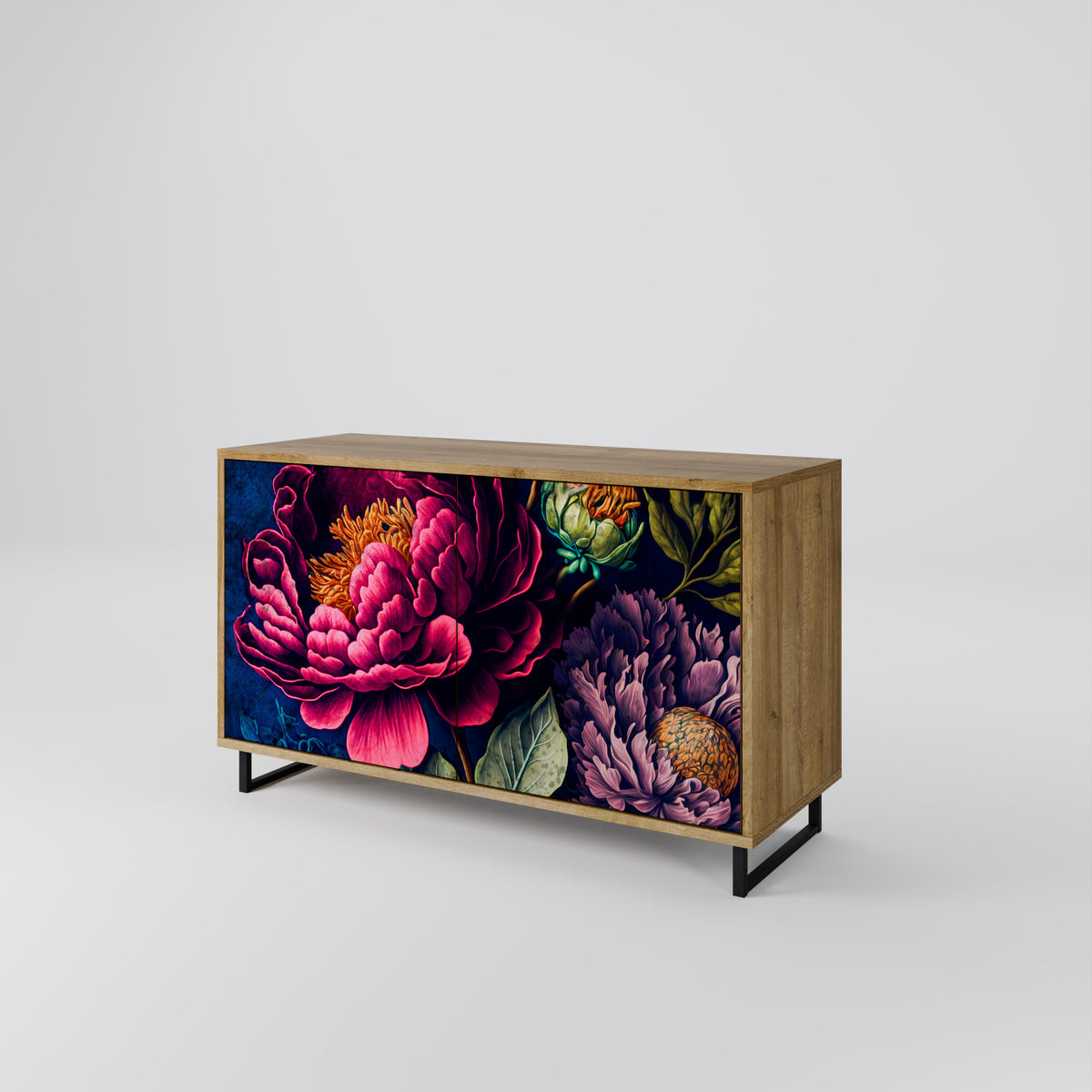 BLOOMING ELEGANCE Aparador de 2 Puertas