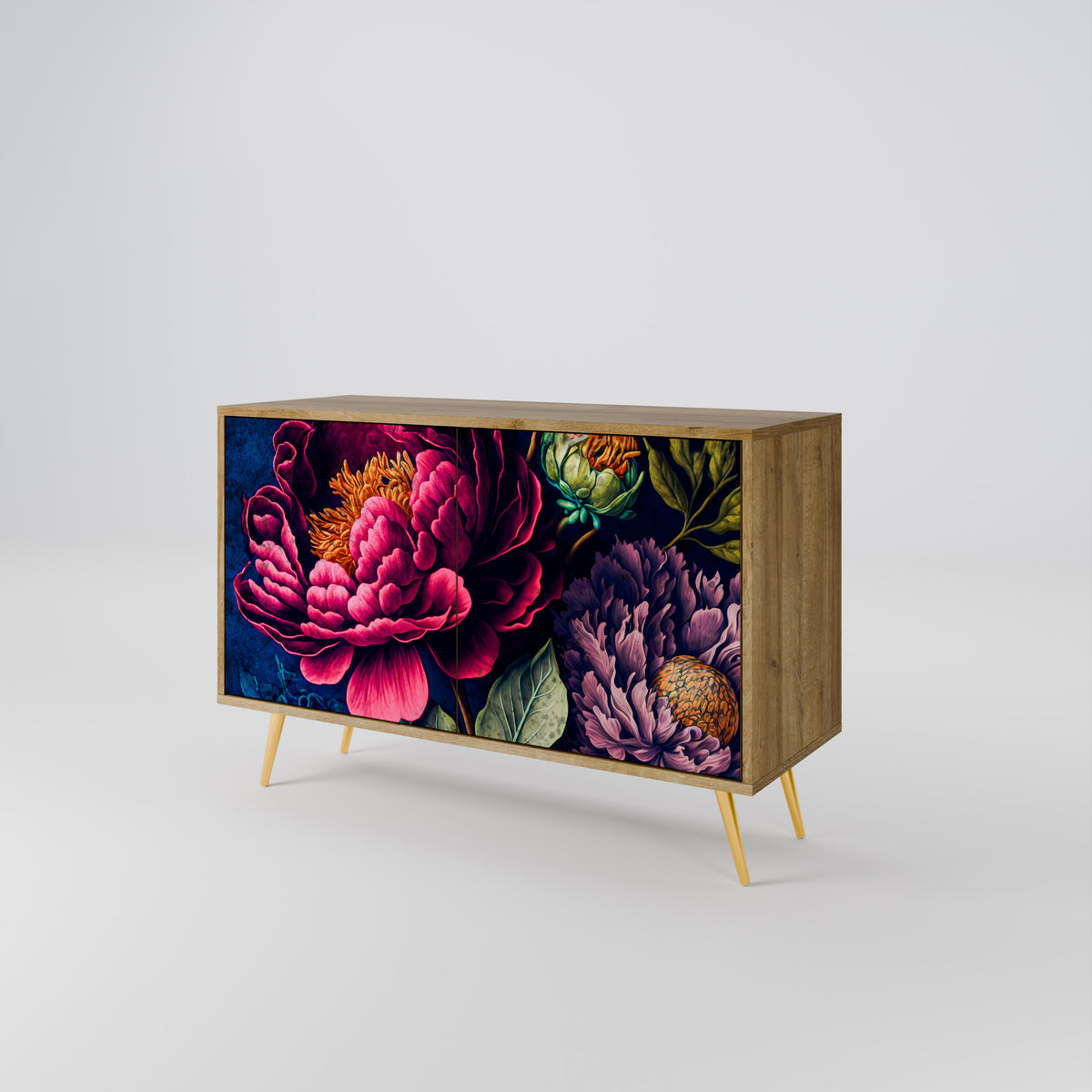 BLOOMING ELEGANCE Aparador de 2 Puertas