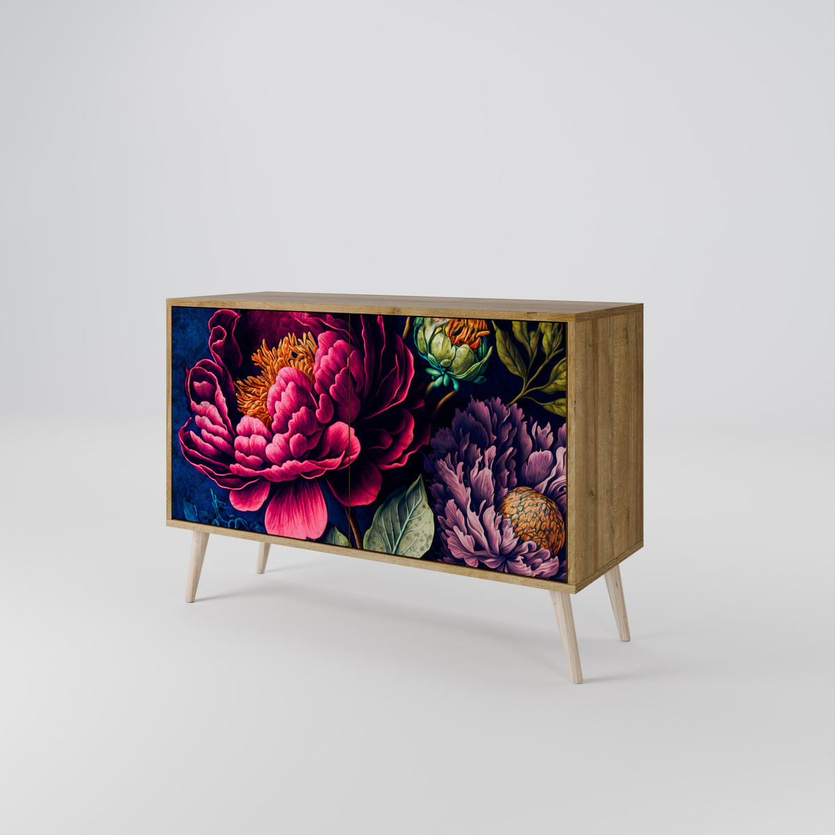 BLOOMING ELEGANCE Aparador de 2 Puertas