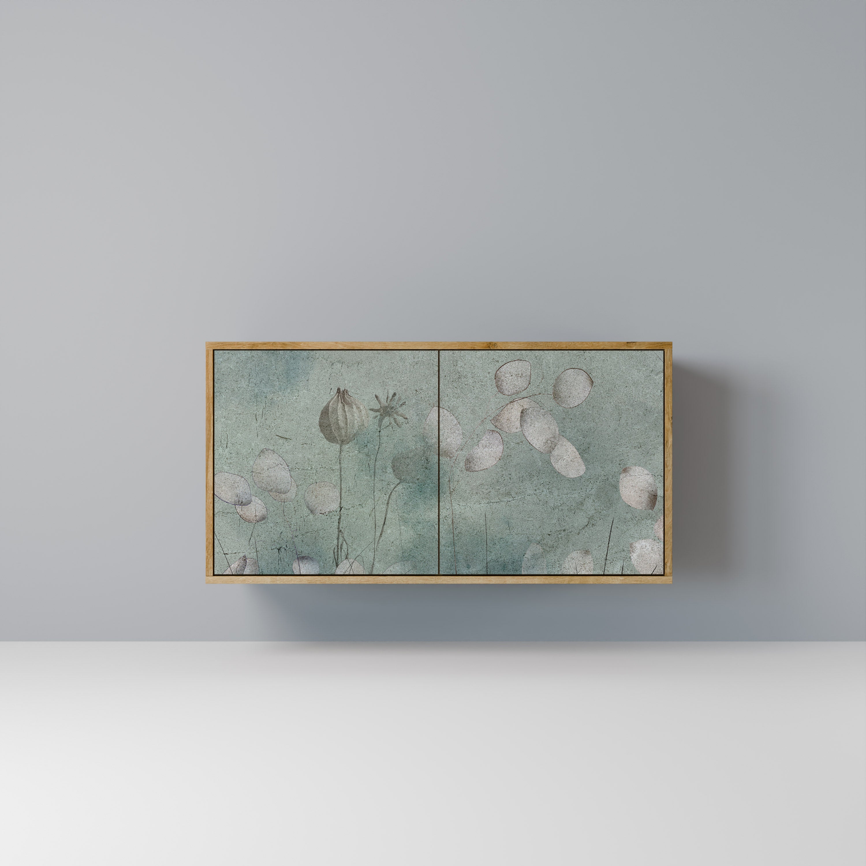 Aparador NIGHT LADY de 2 puertas con efecto roble