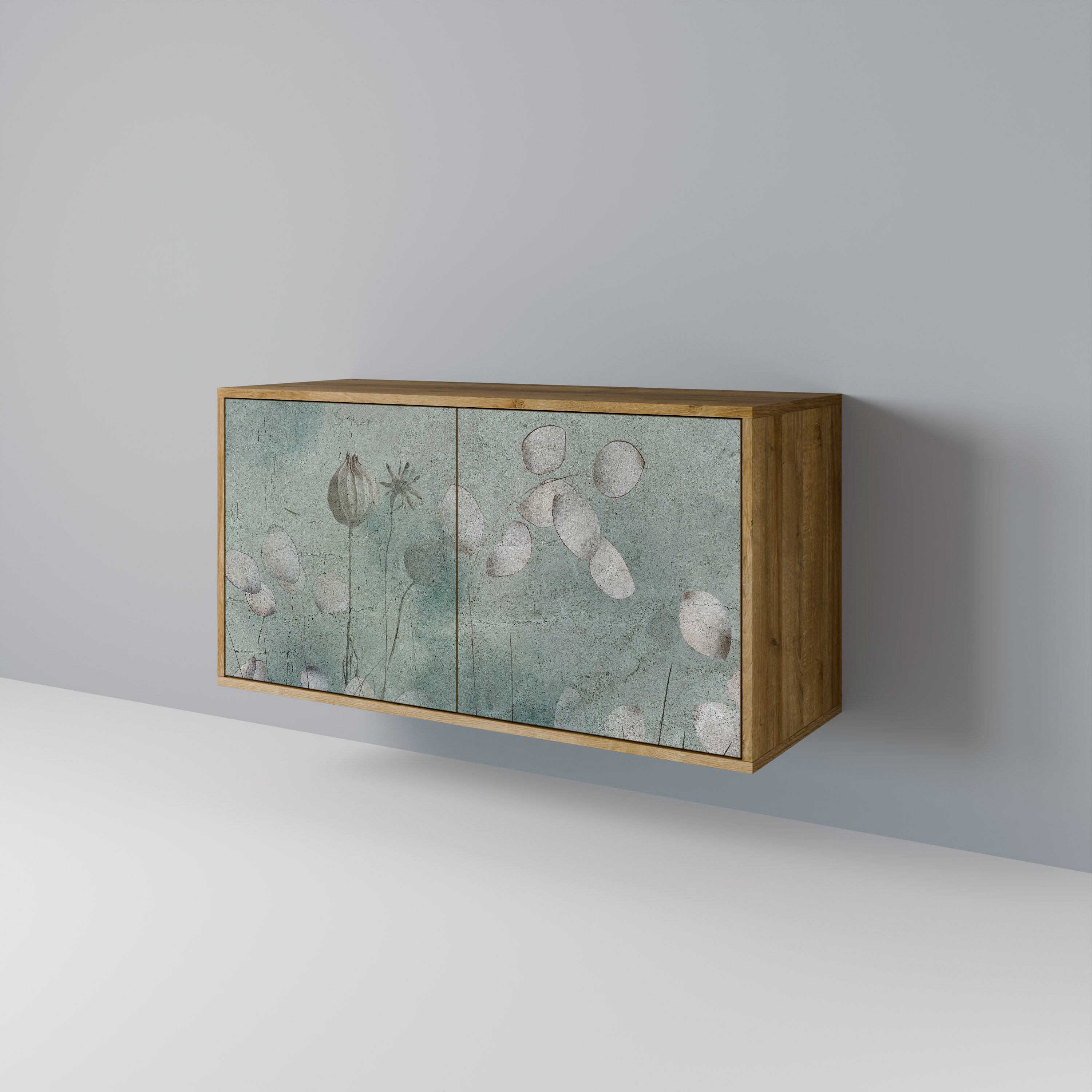 Aparador NIGHT LADY de 2 puertas con efecto roble