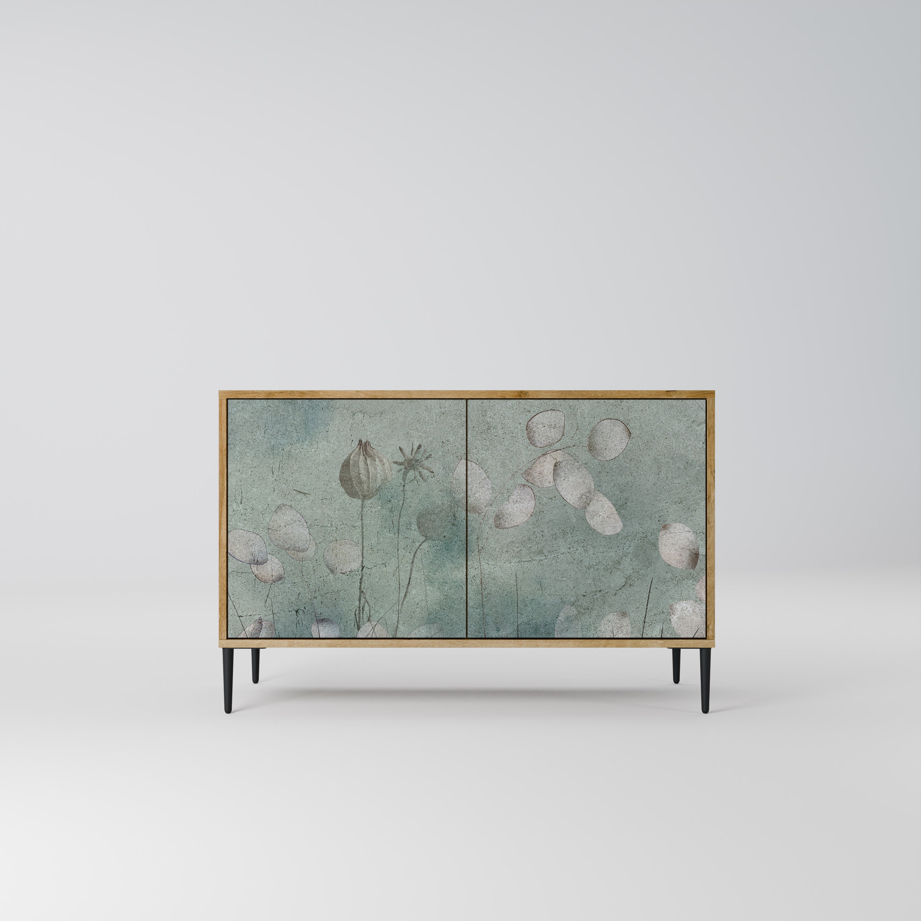 Aparador NIGHT LADY de 2 puertas con efecto roble