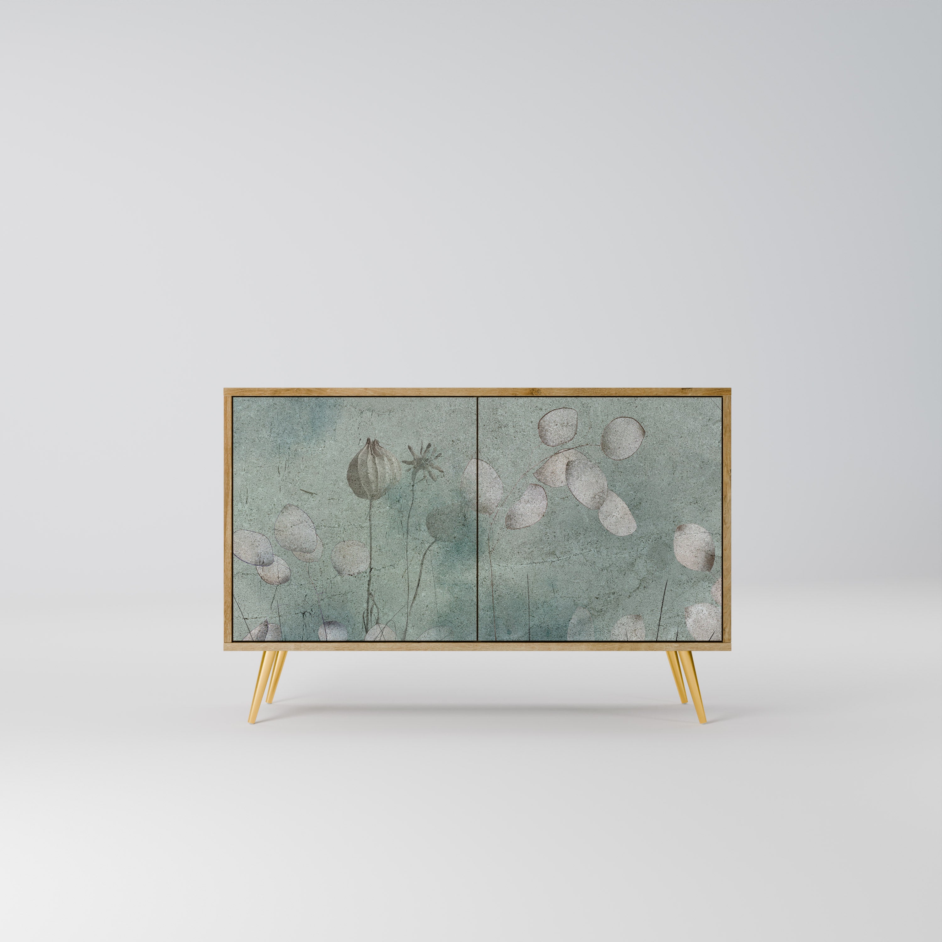 Aparador NIGHT LADY de 2 puertas con efecto roble