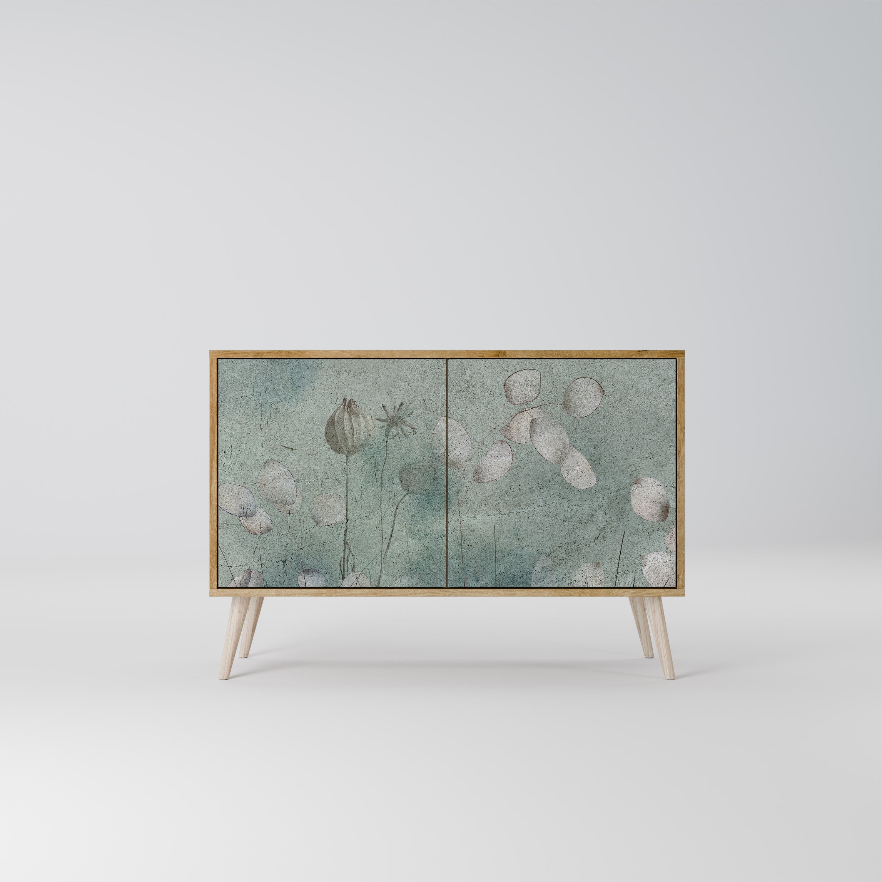 Aparador NIGHT LADY de 2 puertas con efecto roble