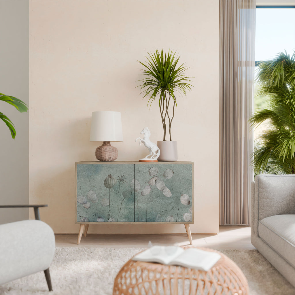 Aparador NIGHT LADY de 2 puertas con efecto roble