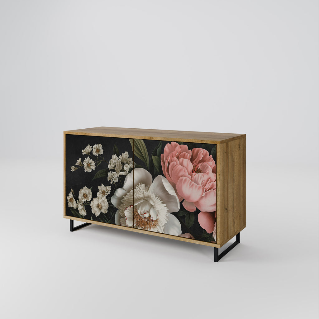 LUSH ELEGANCE 2-Door Sideboard in Oak Effect