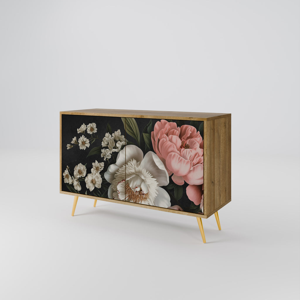 LUSH ELEGANCE 2-Door Sideboard in Oak Effect