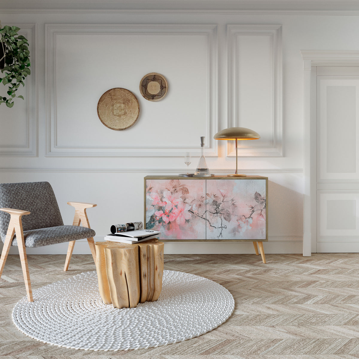 CHERRY BLOSSOM 2-Door Sideboard