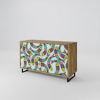 INDIAN FISH 2-Door Sideboard in Oak Effect