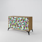 INDIAN FISH 2-Door Sideboard in Oak Effect