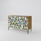 INDIAN FISH 2-Door Sideboard in Oak Effect