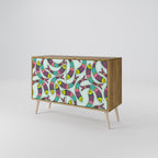 INDIAN FISH 2-Door Sideboard in Oak Effect