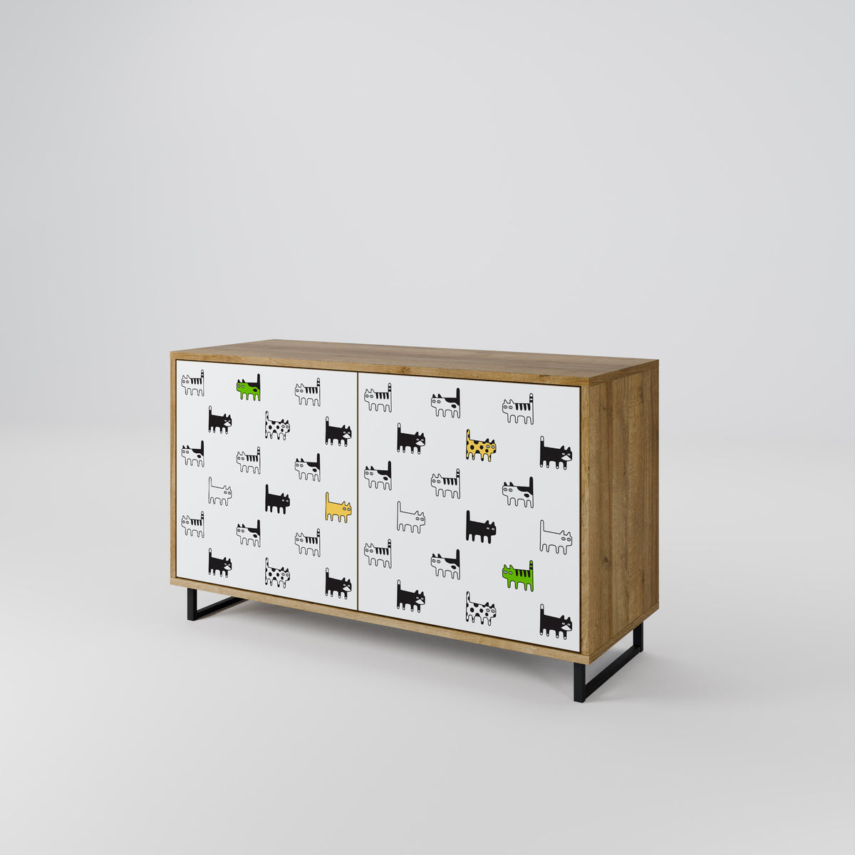 CATS COMPILATION 2-Door Sideboard