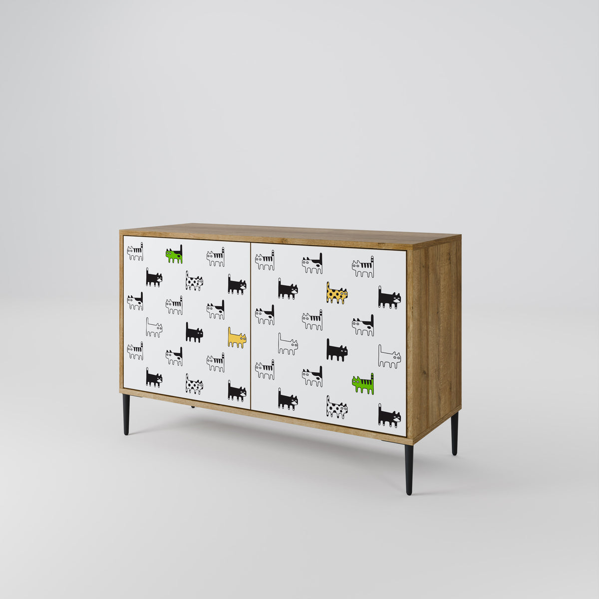 CATS COMPILATION 2-Door Sideboard