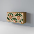 DANCING PREDATORS 2-Door Sideboard in Oak Effect