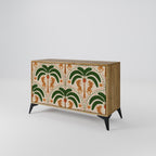 DANCING PREDATORS 2-Door Sideboard in Oak Effect