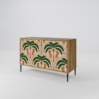 DANCING PREDATORS 2-Door Sideboard in Oak Effect