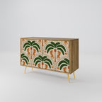 DANCING PREDATORS 2-Door Sideboard in Oak Effect