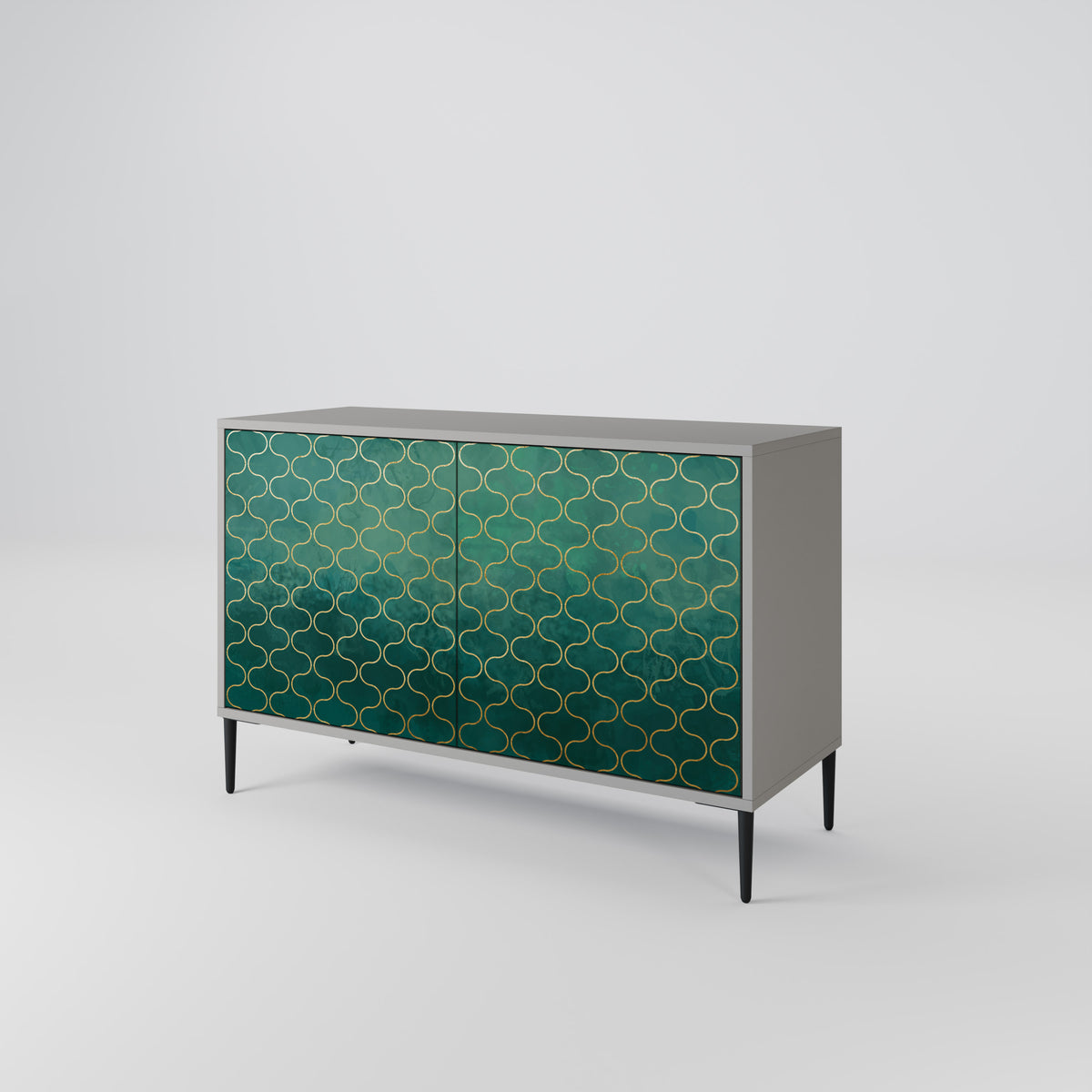 TESSELATED GREENERY Aparador de 2 Puertas