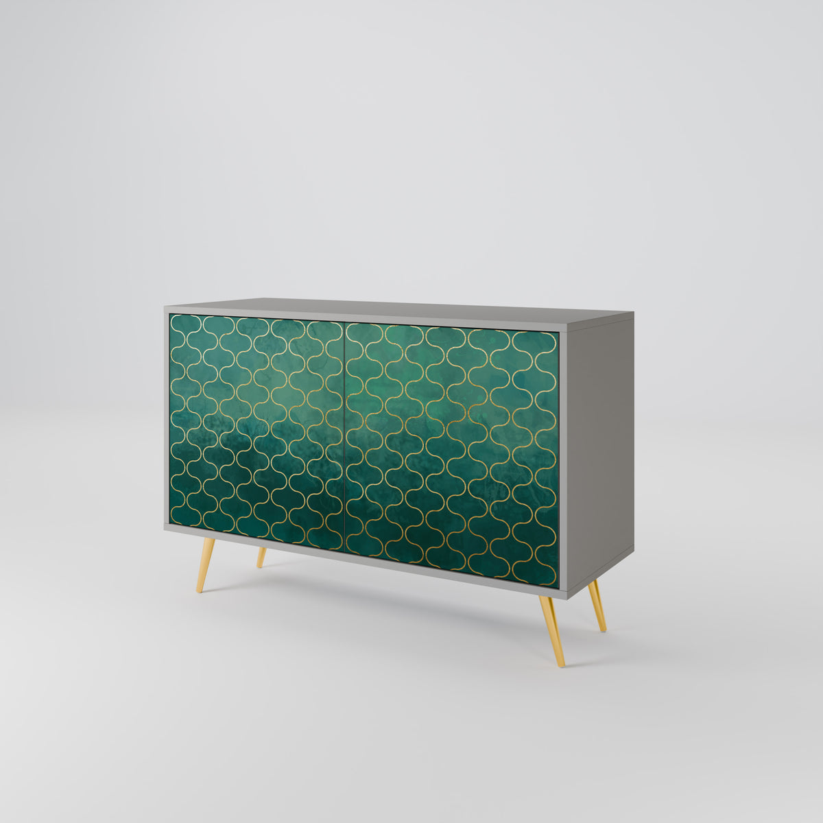 TESSELATED GREENERY Aparador de 2 Puertas