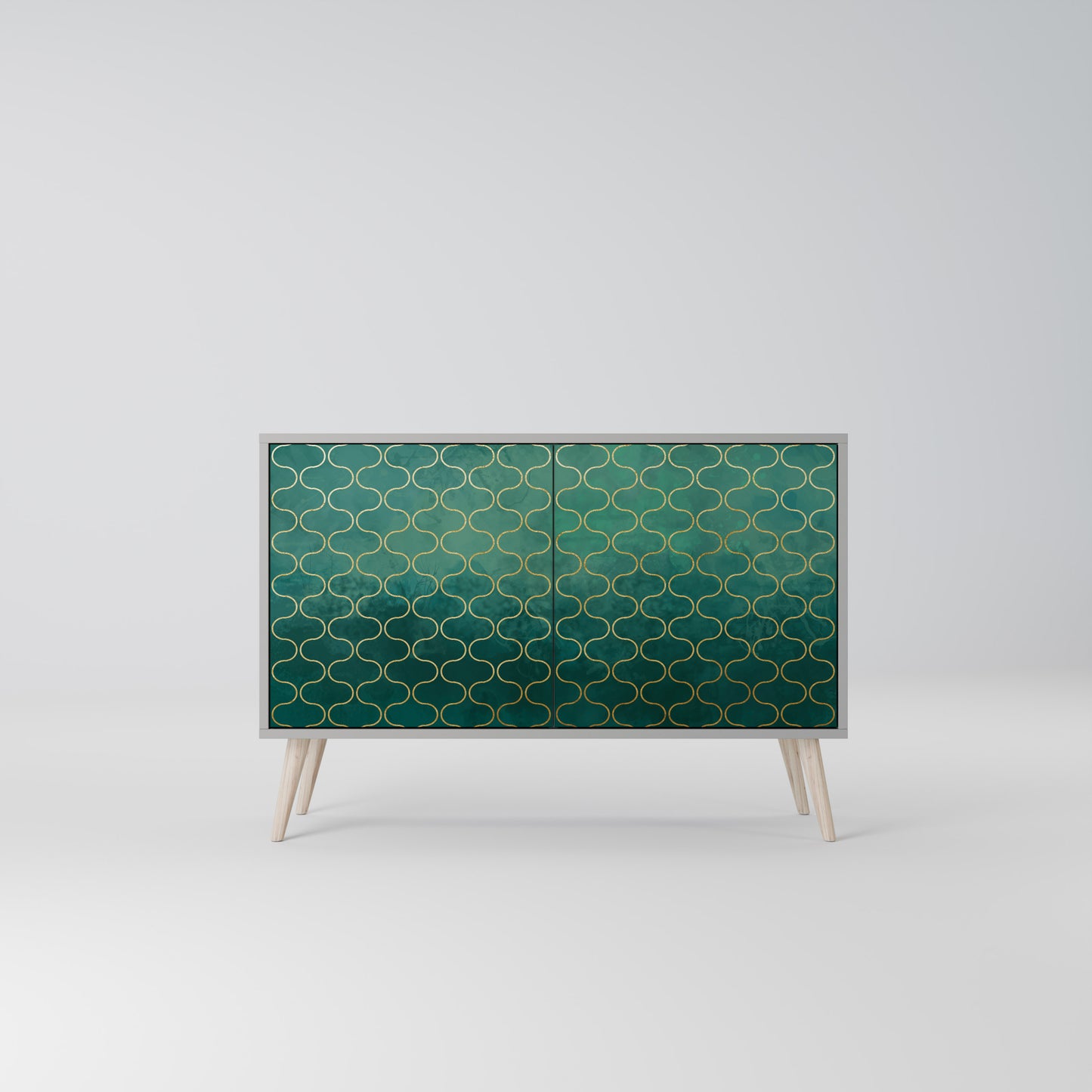 TESSELATED GREENERY 2-Door Sideboard