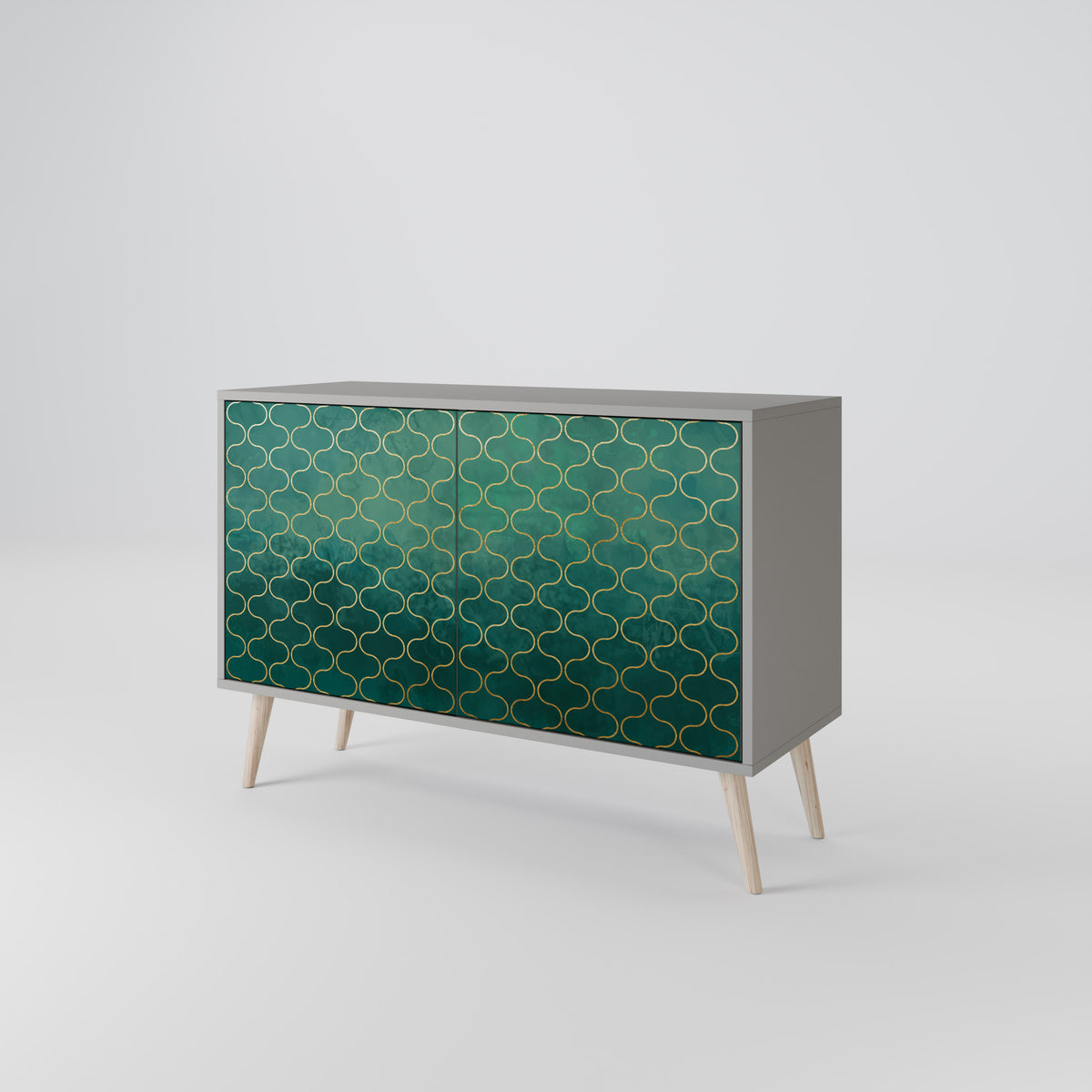 TESSELATED GREENERY Aparador de 2 Puertas