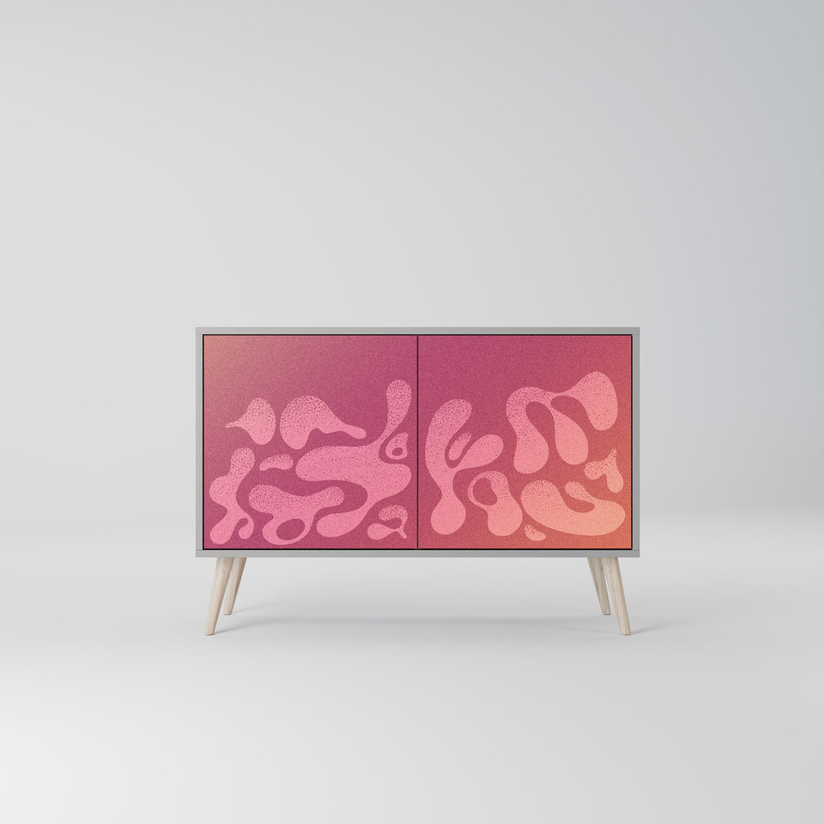 IRREGULAR PINK Aparador de 2 Puertas