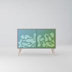 IRREGULAR BLUE Aparador de 2 Puertas