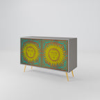 SUNSHINE EULOGY 2-Door Sideboard in Grey Finish