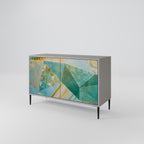 SPECTRUM SPLENDOR 2-Door Sideboard in Grey Finish
