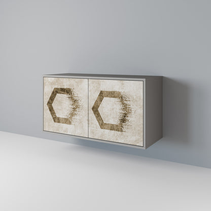 HEXAGONAL SHAPES Aparador de 2 Puertas