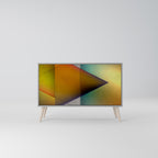 PIERCING SHARPNESS 2-Door Sideboard in Grey Finish