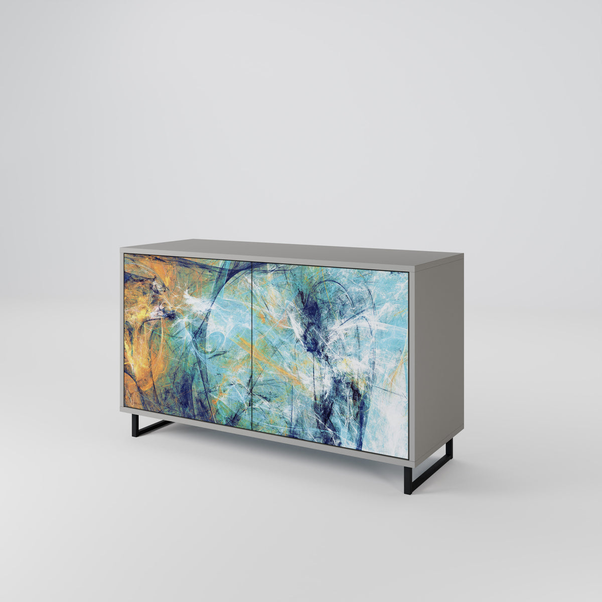 ABSTRACT THOUGHTS Aparador de 2 Puertas