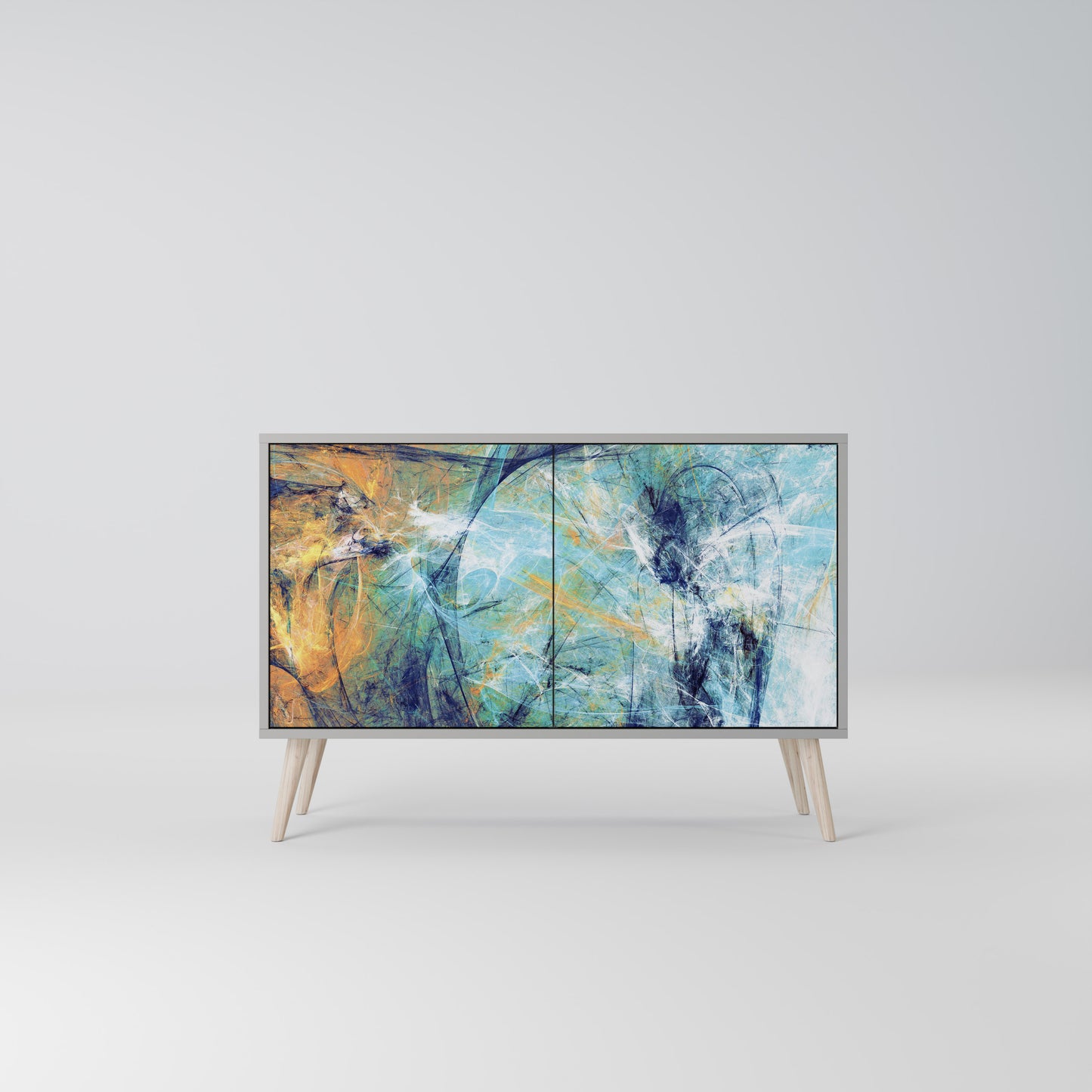 ABSTRACT THOUGHTS Aparador de 2 Puertas