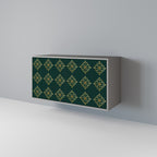 ROYAL MEDALLION Aparador de 2 Puertas en Acabado Gris