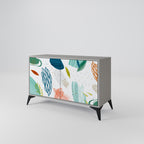 BOTANICAL HURRICANE 2-Door Sideboard in Grey Finish